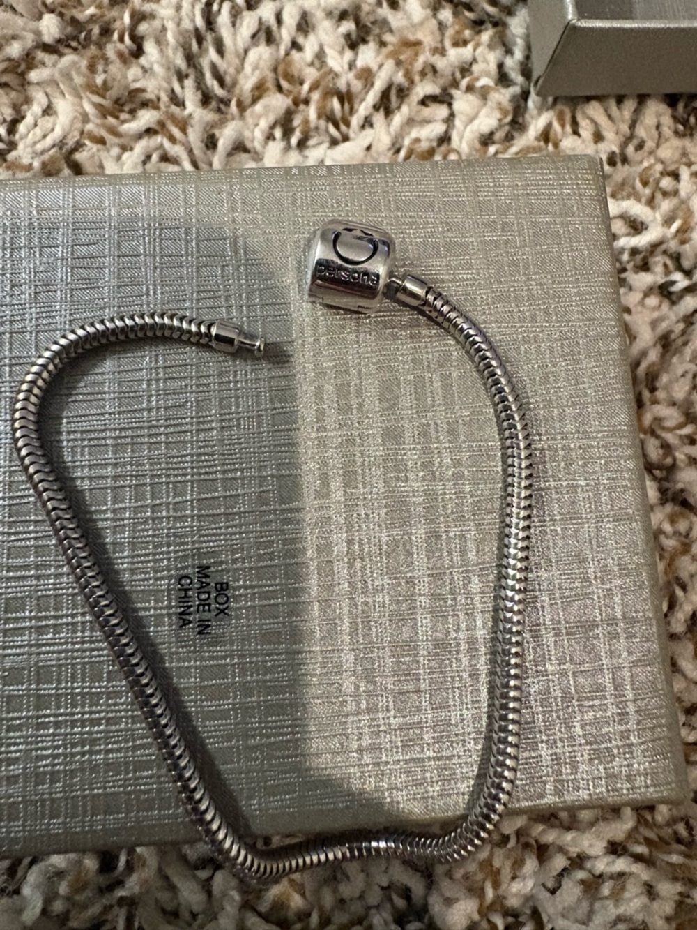Persona Silver Tone Snake Chain Bracelet - Picture 2 of 5